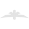 Ekena Millwork Davenport Architectural Grade PVC Gable Bracket, 72"W x 21"H x 6"D x 6"F, 7/12 Pitch GBP072X21X0606DAV00 - alternate 4